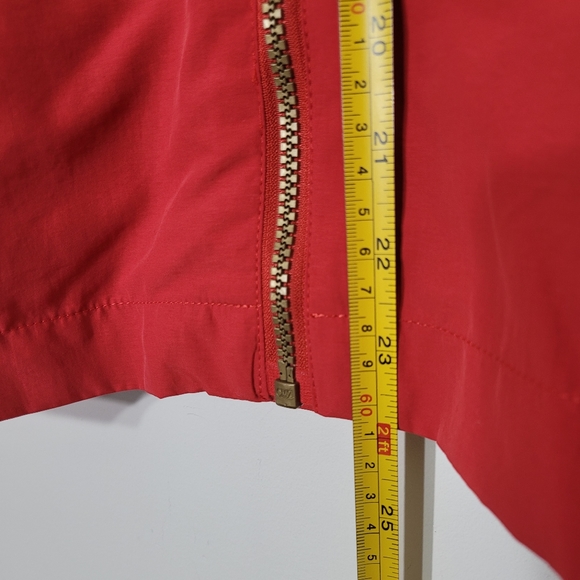 L&P Apparel Lightweight Red Rainbow Stripes Zipper Front Pockets Hoodie Small - Picture 12 of 13